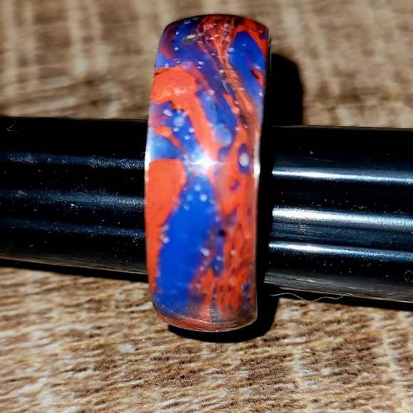 Custom handmade plastics ring - Picture 1 of 4